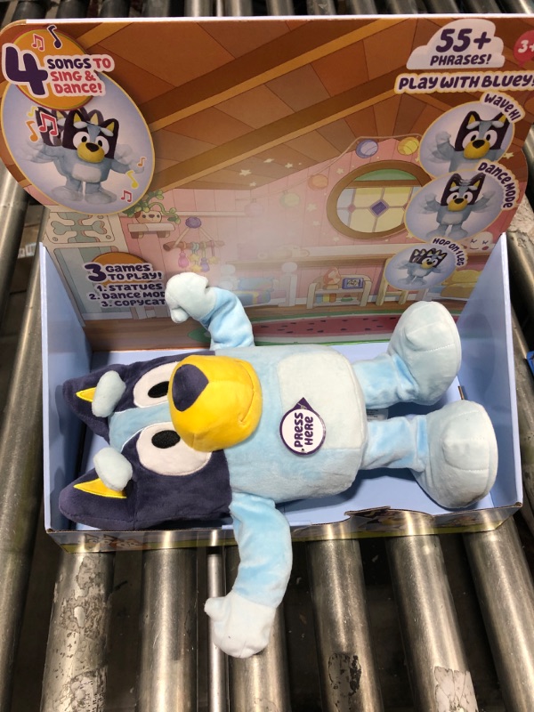 Photo 1 of Bluey Dance and Play 14" Animated Plush | Over 55 Phrases and Songs, Multicolor