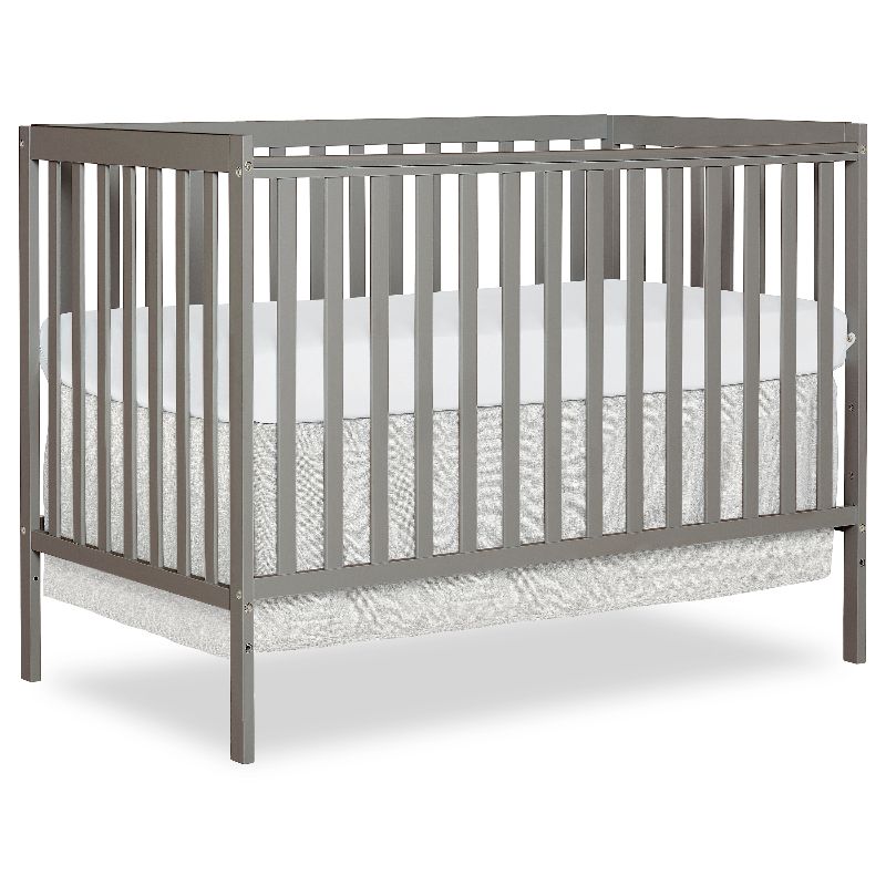 Photo 1 of  Dream on Me Synergy 5 in 1 Convertible Baby Crib Cool Gray 