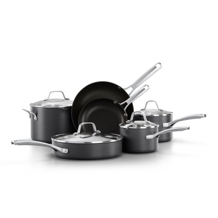 Photo 1 of  Calphalon Classic Hard-Anodized Nonstick Pots and Pans, 10-Piece Cookware Set 