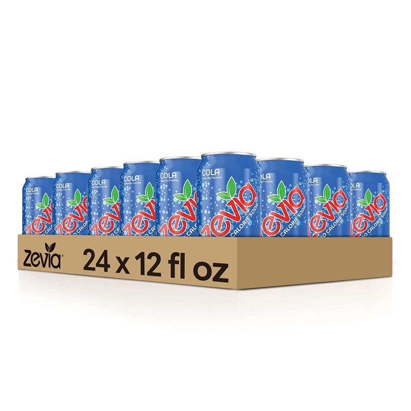 Photo 1 of  Zevia Zero Calorie Soda, Cola, 12 Ounce Cans (Pack of 24), BEST BY 26 MAR 2024