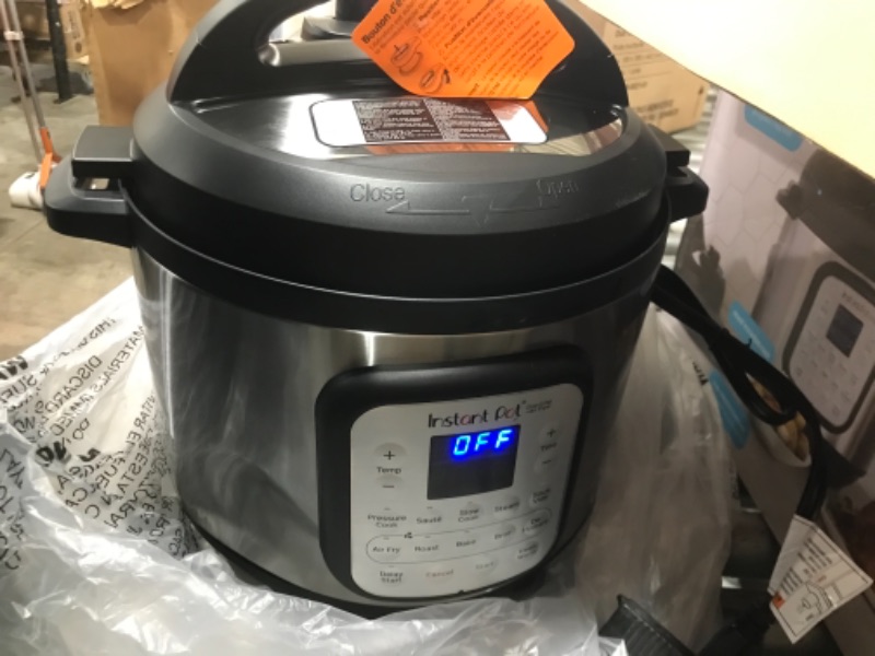 Photo 1 of Instant Pot 8 qt 11-in-1 Air Fryer Duo Crisp + Electric Pressure Cooker