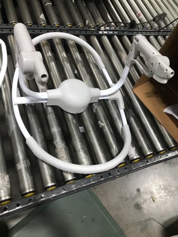 Photo 1 of Ingenuity InLighten 2-in-1 Baby Swing & Rocker - Cool Mesh Fabric, Vibrations, Swivel Infant Seat, Nature Sounds, Light Up Mobile - Pemberton