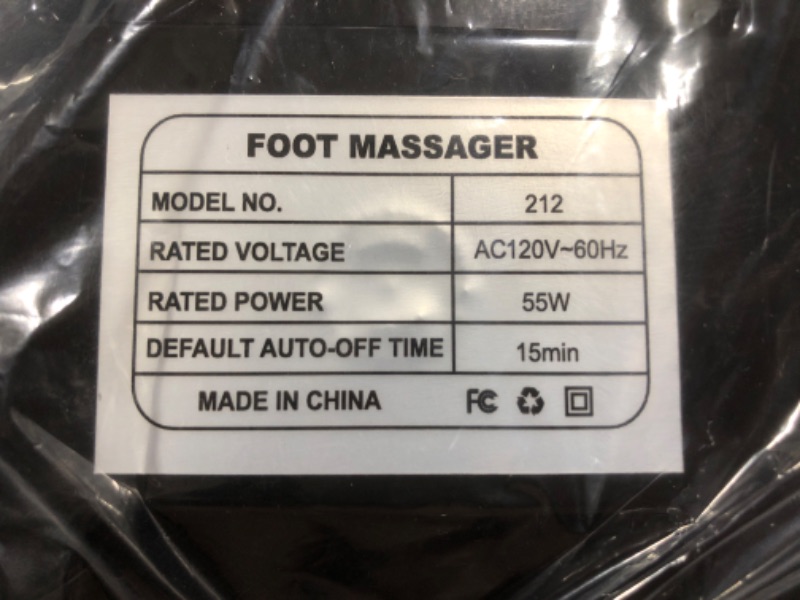 Photo 1 of TISSCARE Shiatsu Massage Foot Massager Machine - Improves Blood Flow Circulation, Deep Kneading & Tissue with Heat /Remote, Neuropathy, Plantar Fasciitis, Diabetics, Pain Relief Silver Gray