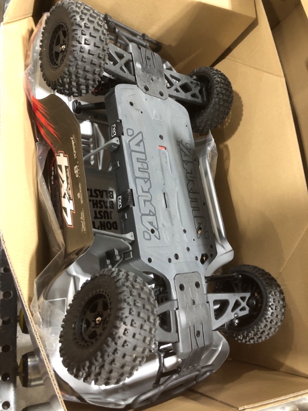 Photo 3 of ARRMA 1/10 SENTON 4X4 V3 MEGA 550 Brushed Short Course RC Truck RTR (Transmitter, Receiver, NiMH Battery and Charger Included), Red, ARA4203V3T1