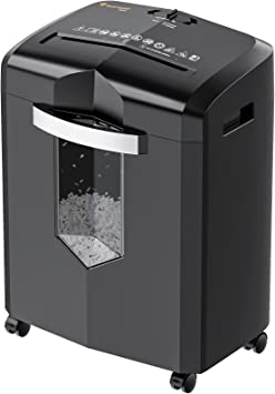 Photo 1 of Bonsaii Home Office Paper Shredder, 12-Sheet 40-Minute High Security Micro Cut Shredder for CD/Card/Staple/Clip, Anti-Jam Quiet Heavy Duty Shredder with 5.5 Gal Big Pullout Bin, 