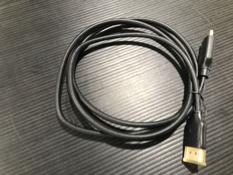 Photo 2 of AmazonBasics DisplayPort to HDMI Display Cable - 6 Feet