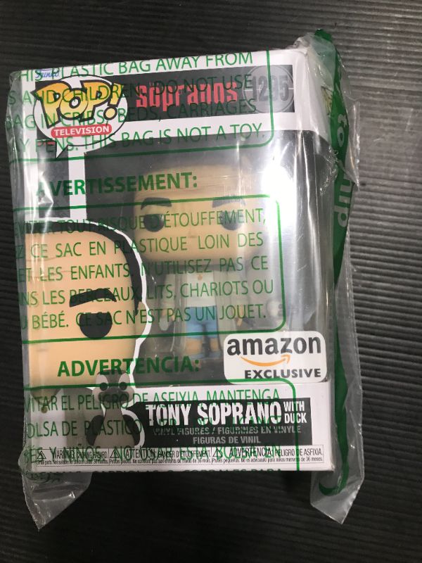 Photo 2 of Funko Pop! TV: The Sopranos - Tony Soprano in Robe with Duck, Amazon Exclusive