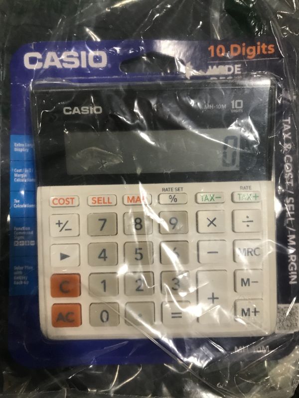 Photo 2 of Casio MH-10M, Min-Desktop Standard Function Calculator