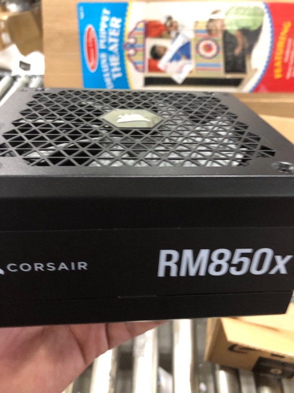 Photo 1 of CORSAIR - RMx Series RM850x 80 PLUS Gold Fully Modular ATX Power Supply - Black
