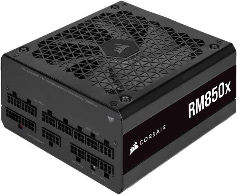 Photo 1 of CORSAIR - RMx Series RM850x 80 PLUS Gold Fully Modular ATX Power Supply - Black
