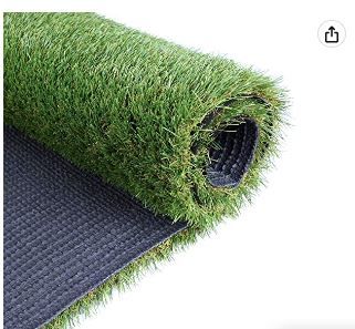 Photo 1 of · Petgrow · Synthetic Artificial Grass Turf Lawn 3ft x 6ft, 1.38" Outdoor/Indoor Fake Grass Rug Astroturf for Dogs,Faux Grass Rug with Drainage Holes/Custom Size Provided
