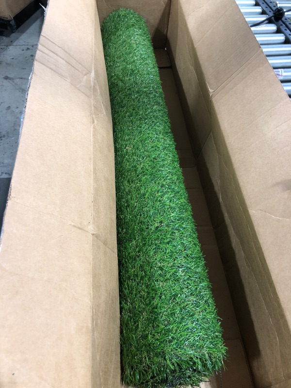 Photo 2 of · Petgrow · Synthetic Artificial Grass Turf Lawn 3ft x 6ft, 1.38" Outdoor/Indoor Fake Grass Rug Astroturf for Dogs,Faux Grass Rug with Drainage Holes/Custom Size Provided
