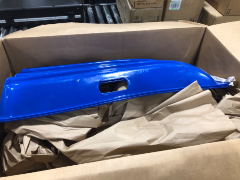 Photo 1 of 2 blue Dymoece 35" Snow Sleds Downhill Toboggan Sleds