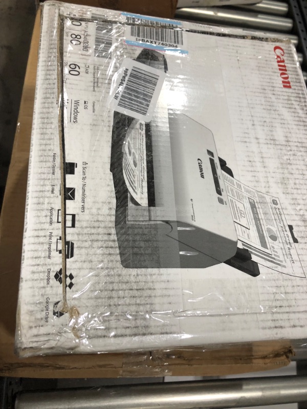 Photo 5 of Canon imageFORMULA R40 Office Document Scanner For PC and Mac, Color Duplex Scanning, Easy Setup For Office Or Home Use, Includes Scanning Software
