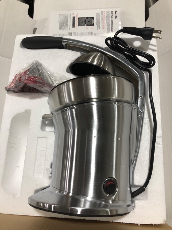 Photo 2 of Breville Citrus Press Pro Electric Juicer, Stainless Steel, 800CPXL