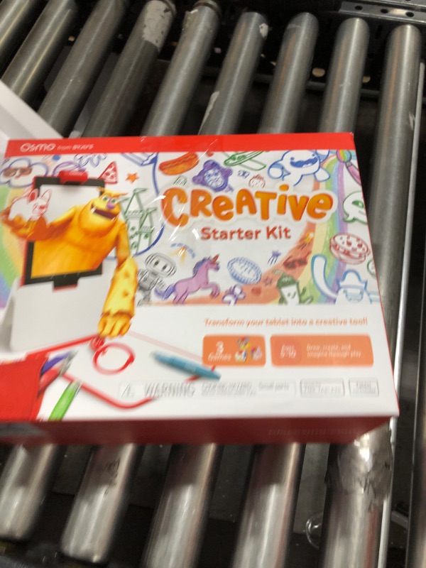 Photo 1 of Osmo - Creative Starter Kit for Fire Tablet-3 Educational Learning Games-Ages 5-10-Creative Drawing & Problem Solving/Early Physics-STEM Toy Gifts-Kids(Osmo Fire Tablet Base Included-Amazon Exclusive)