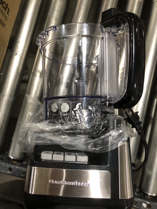 Photo 3 of Hamilton Beach 70725a 12-Cup Stack and Snap Food Processor