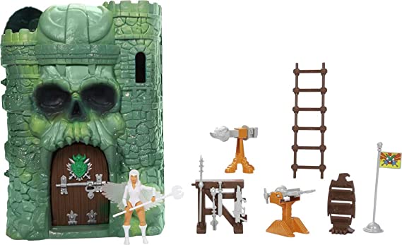 Photo 1 of ?Masters of the Universe Origins Playset Castle Grayskull with Scorceress Action Figure, MOTU Toy Fortress 4 Rooms, Trap Door and Elevator??
