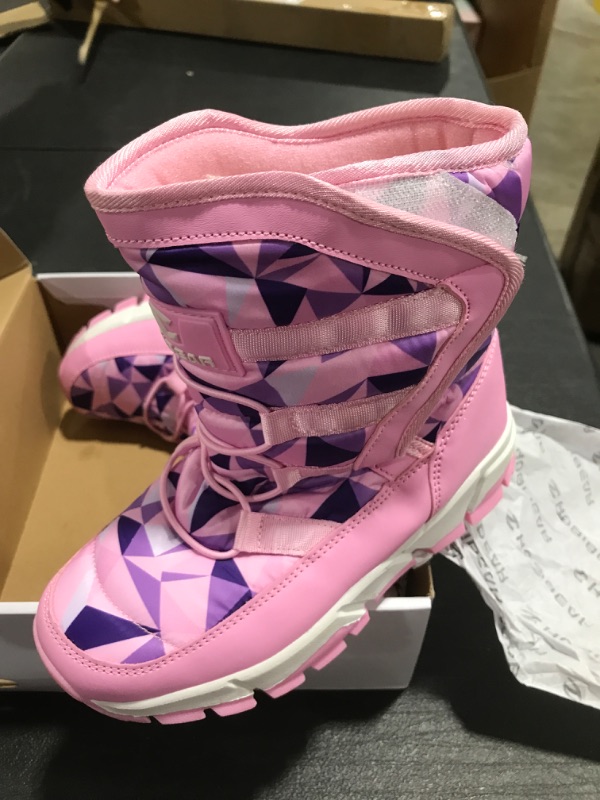 Photo 2 of YOUTH BOYS' & GIRLS' SNOW BOOTS. PINK. SIZE SMALL, 220 #34. NEW!