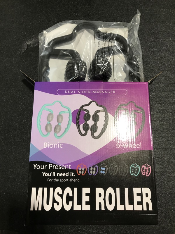 Photo 1 of Muscle Roller, Trigger Point Muscle Roller for Calves, Leg, Arms, Tennis Elbow and Golfer Elbow, Foam Roller Deep Massage Tool for Relieve Muscle Soreness, Stiffness and Tight Muscles
