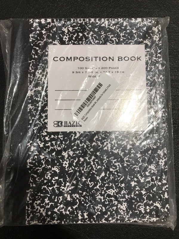 Photo 1 of COMPOSITION BOOK, 100 SHEETS. 2 PACK. 