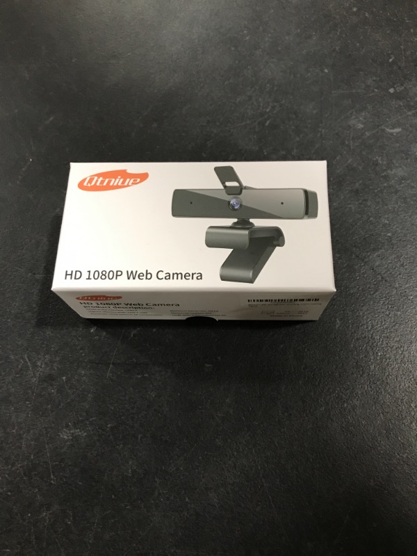Photo 1 of Qtniue Webcam with Microphone and Privacy Cover, FHD Webcam 1080p, Desktop or Laptop and Smart TV USB Camera for Video Calling, Stereo Streaming and Online Classes 30FPS