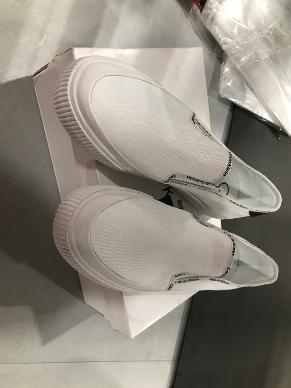 Photo 2 of Calvin Klein Women's Paily Sneaker 8 White 140 -- SIZE 8