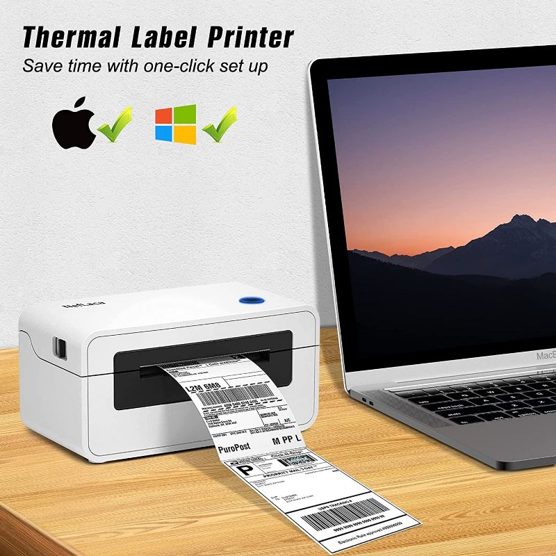 Photo 1 of Thermal Shipping Label Printer - 4X6 Label Printer for Shipping Packages Home Small Business | Thermal Printer Compatible with UPS, Amazon, Ebay, USPS, Shopify, FedEx, Support Multiple Systems