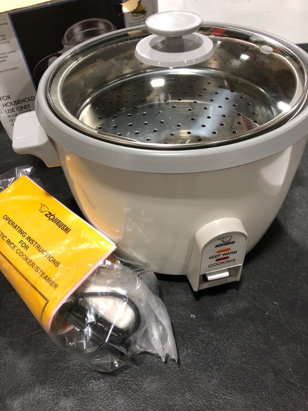 Photo 2 of Zojirushi NHS-18 10-Cup (Uncooked) Rice Cooker,White