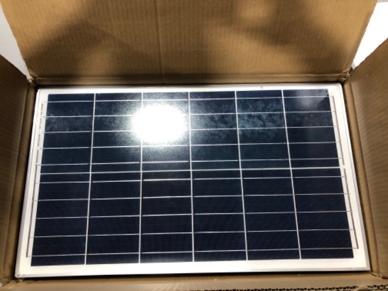 Photo 2 of 14" Solar Flood Lights Outdoor Dusk to Dawn,300W Solar Outdoor Lights Waterproof Bright Solar Floodlight Remote Control, 30000 Lumen 16' Cord Big Panel Solar Powered for Shed Backyard Driveway MTX300