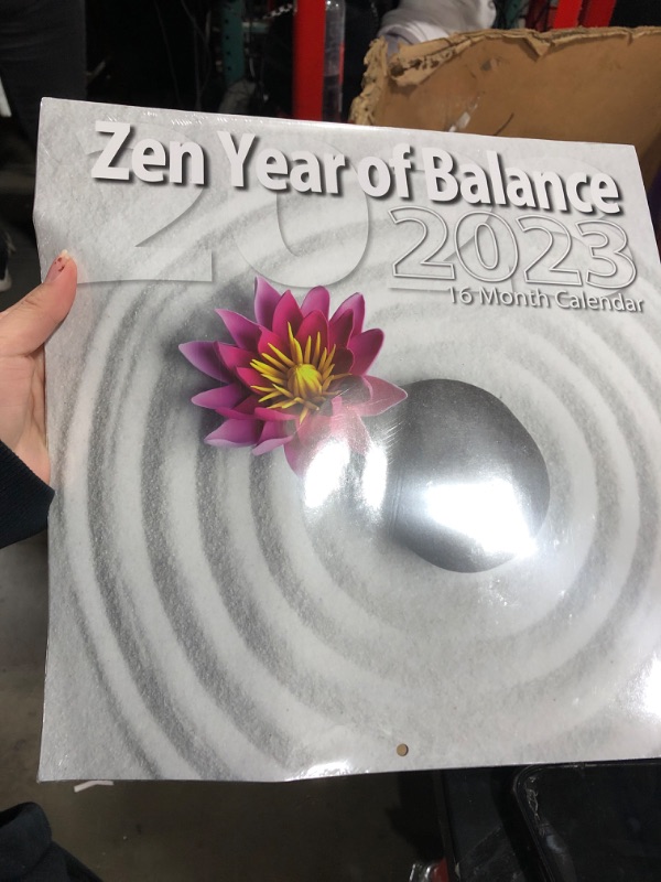 Photo 2 of 2023 Zen: Year of Balance Full Size Wall Calendar for Planning, Scheduling, and Organizing