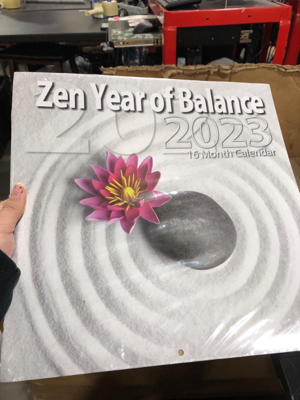 Photo 2 of 2023 Zen: Year of Balance Full Size Wall Calendar for Planning, Scheduling, and Organizing