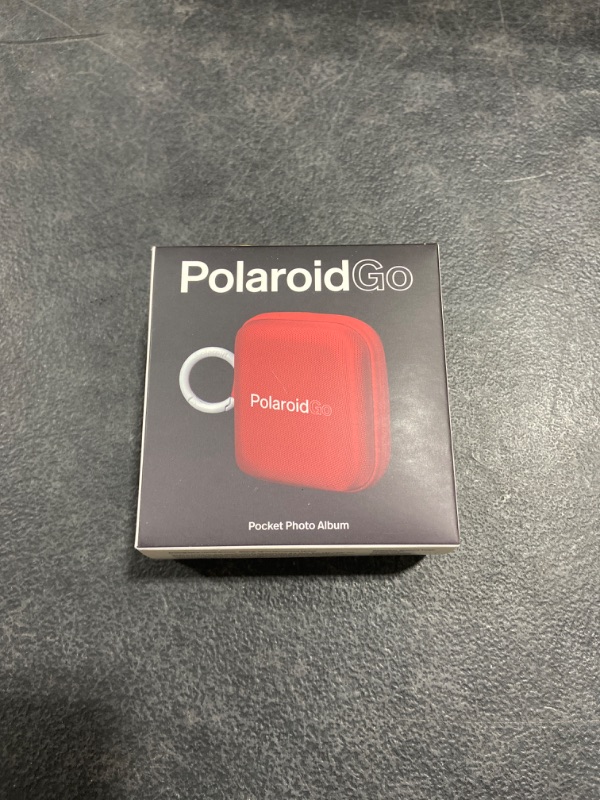 Photo 2 of Polaroid Go Pocket Photo Album - Red - for Polaroid Go Format Photos - Displays 36 Go Photos (6166) Red Go Album