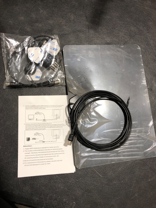 Photo 1 of 2018 New Arrivial Freeview HDTV Antenna,Best 75 MILES Upgraded Lesoom TV Indoor HDTV Digital Antenna 4K HD VHF UHF with Detachable Ampliflier Signal Booster Highest Performance Cable