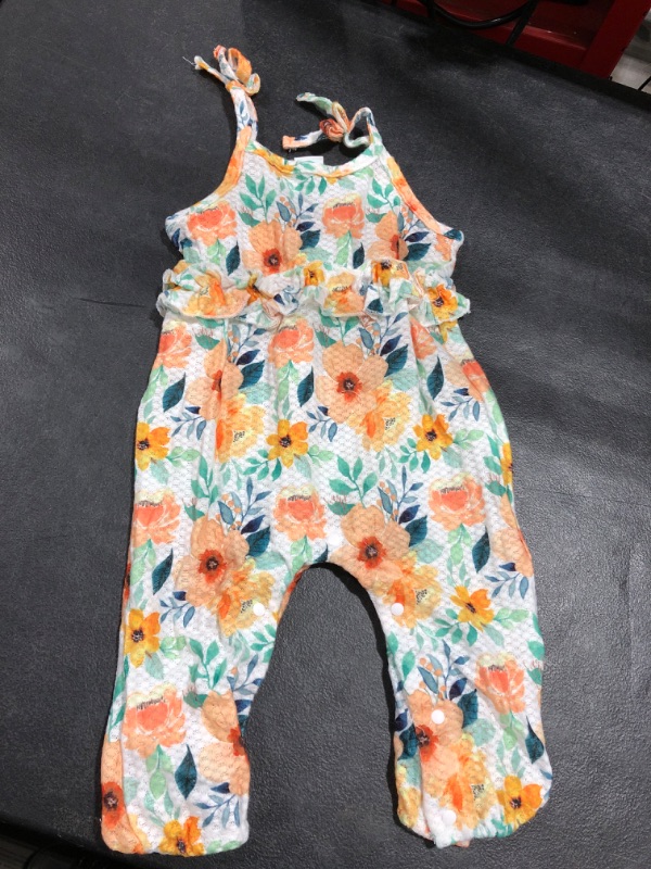 Photo 1 of BABY CLOTHES FLORAL ROMPER SIZE 9-12M 