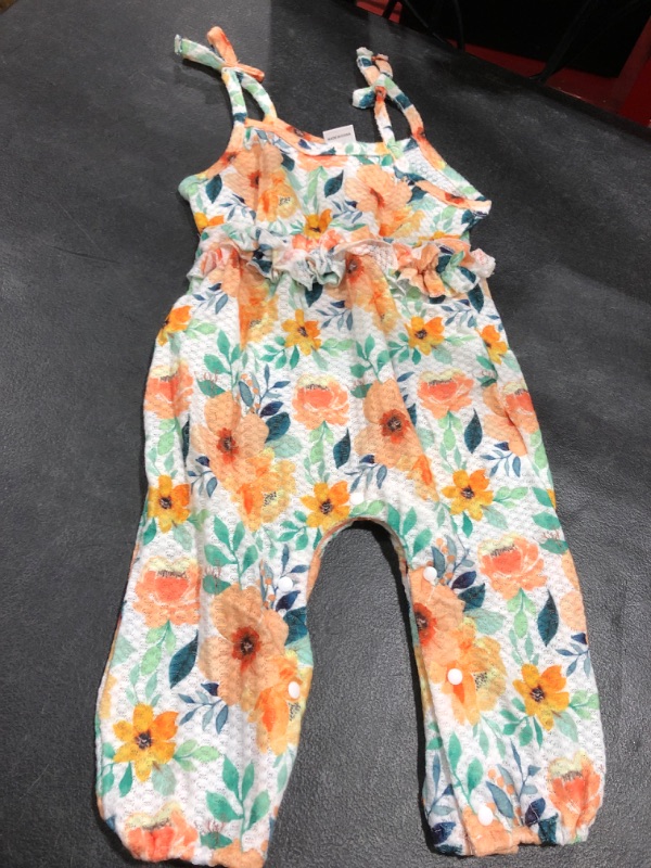 Photo 1 of BABY OUTFIT FLORAL ROMPER SIZE 9-12M 