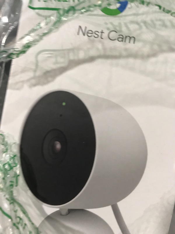 Photo 2 of Google Nest Security Cam (Wired) - 2nd Generation - Snow 2nd Gen 1 Count (Pack of 1) Nest Cam (Indoor, Wired) - Snow