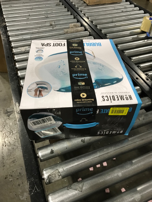 Photo 1 of HoMedics Bubble Mate Foot Spa, Toe Touch Controlled Foot Bath with Invigorating Bubbles and Splash Proof, Raised Massage nodes and Removable Pumice Stone