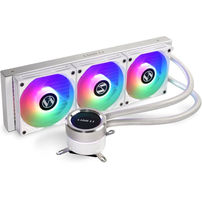 Photo 1 of Lian Li GA-360B Galahad AIO 360 RGB Black CPU Liquid Cooler - GA360B.01 (with LGA 1700 Bracket) GA-360B BLACK
