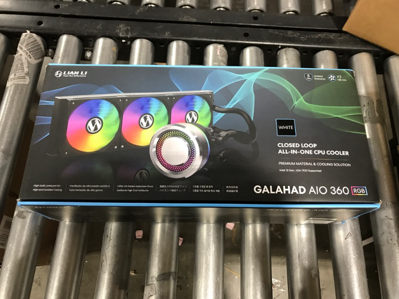 Photo 3 of Lian Li GA-360B Galahad AIO 360 RGB Black CPU Liquid Cooler - GA360B.01 (with LGA 1700 Bracket) GA-360B BLACK
