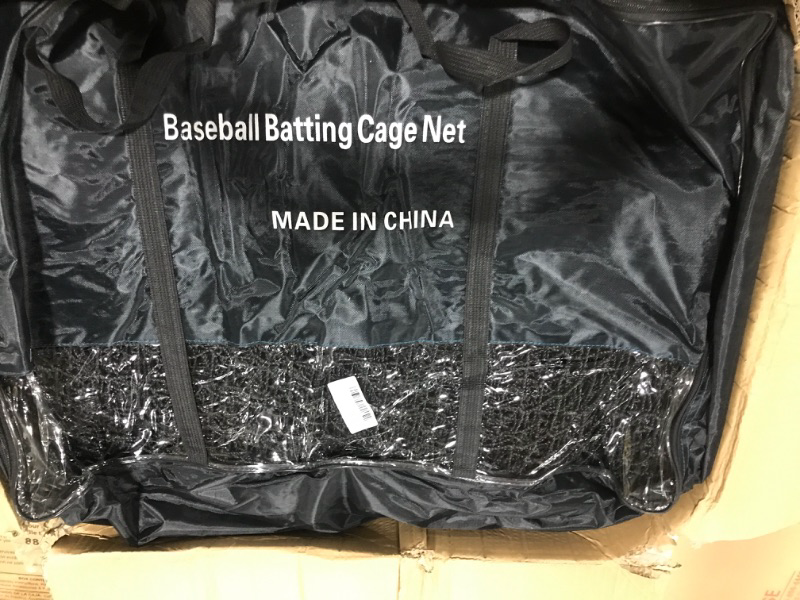 Photo 2 of Aoneky Polyethylene Twisted Knotted Baseball Batting Cage Netting - NET ONLY - Not Include Poles and Frame Kits - Small Pro Garage Softball Batting Cage Net 10X12X50
