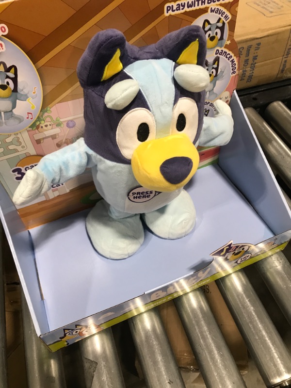 Photo 2 of Bluey Dance and Play 14" Animated Plush | Over 55 Phrases and Songs, Multicolor