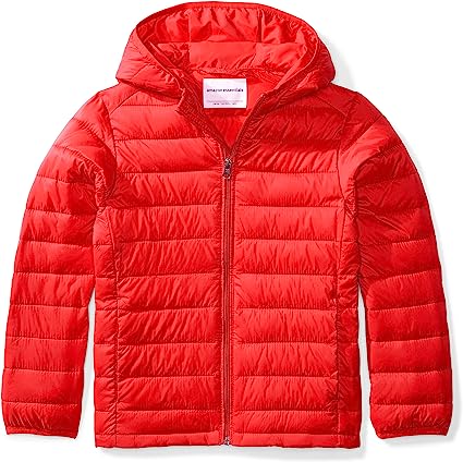 Photo 1 of Amazon Essentials Kids25.00 Jacket, Red Size XS