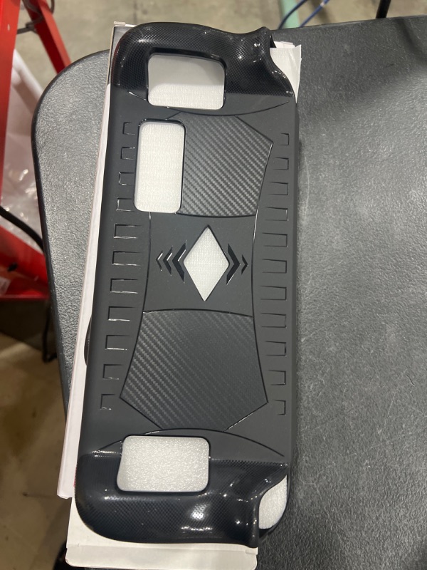 Photo 1 of Mizzkly Steam Deck Case Stream Deck Case with Anti-Slip Particles, Compatible with Steam Deck Cover, Anti-Skid Anti-Collision Anti-Scratch Anti-Scratch Ergonomically Designed Anti-Drop Grip Design black