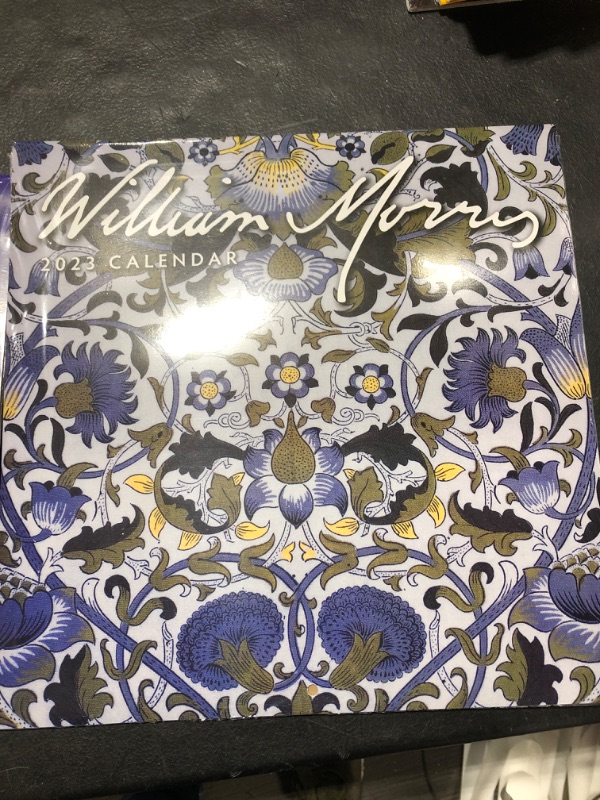 Photo 2 of 2023 William Morris Monthly Wall Calendar by Red Robin Calendars 12" x 12"
