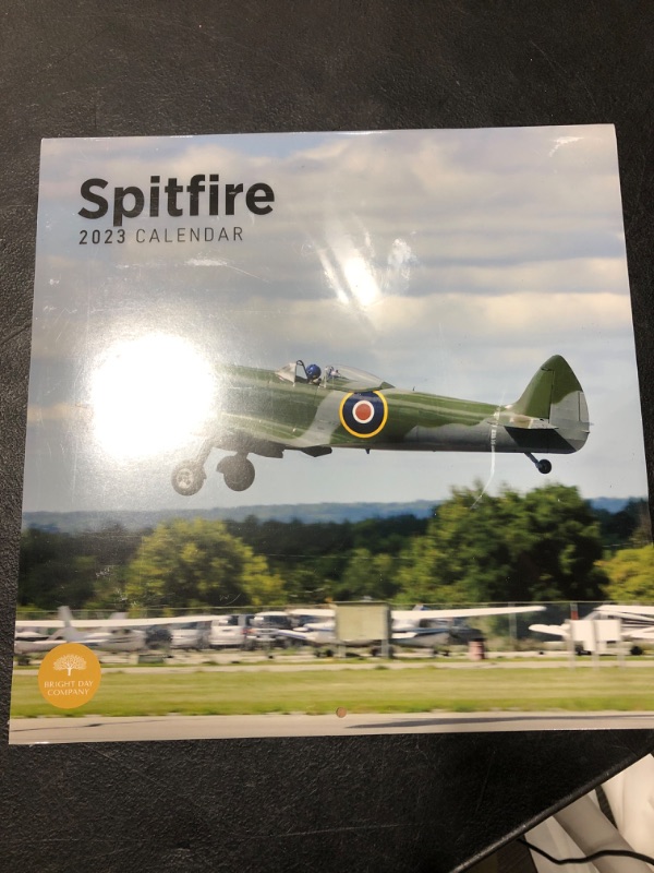 Photo 2 of 2023 Spitfire Wall Calendar by Bright Day, 12x12 Inch, Plane Aviation Photography
