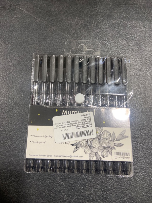 Photo 1 of Calligraphy Brush Pens, Hand Lettering Pens, 12 Size Soft and Hard Tip Marker Pens for Artist Sketch, Technical, Beginners Writing and Drawing