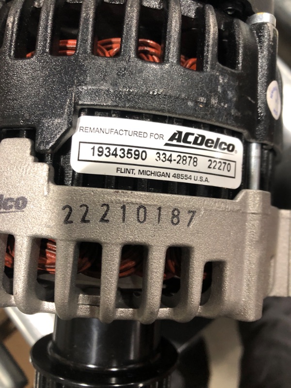 Photo 4 of ACDelco Gold 334-2878 Alternator, Remanufactured (Renewed)