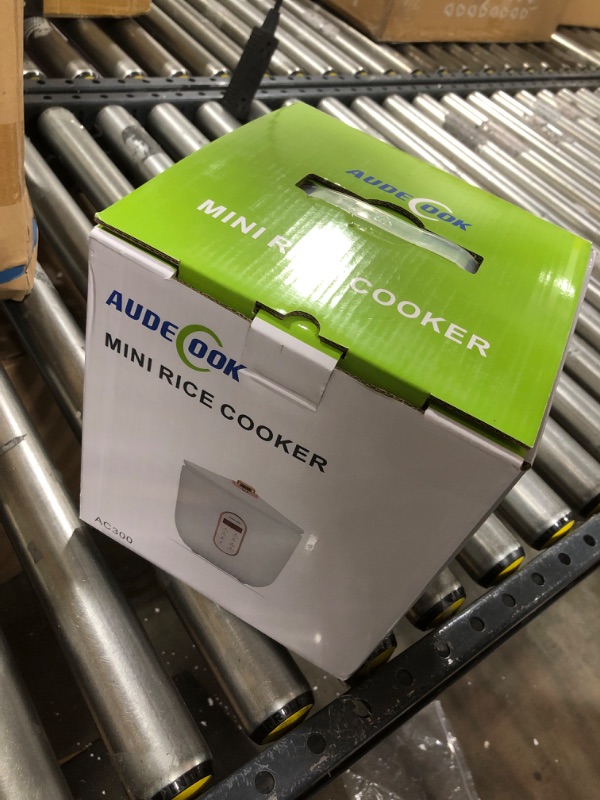 Photo 5 of Audecook Digital Mini Rice Cooker, 4 Cups Uncooked (2L/1.8QT) Small Rice Cooker with 12H Delay Timer & Keep Warm Function, Electric Rice Cooker for Apartment/Small Kitchen/College Dorm/RV Travel, Green