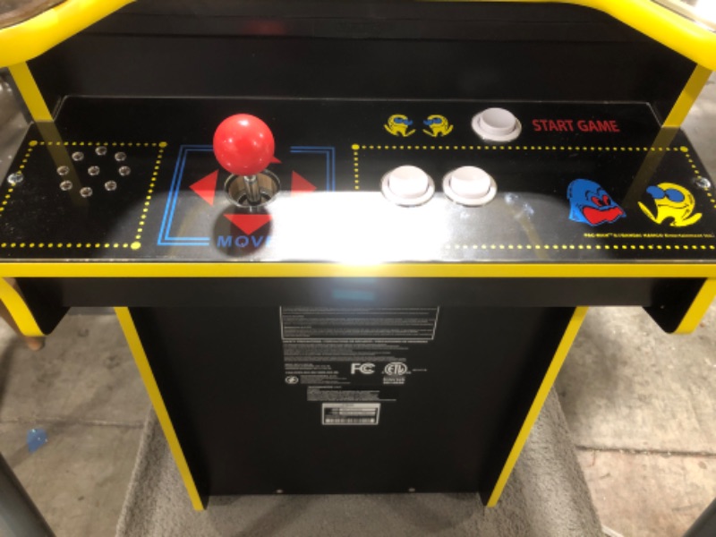 Photo 5 of Arcade 1Up Arcade1Up PAC-MAN Head-to-Head Arcade Table - Black Series Edition - Electronic Games;
